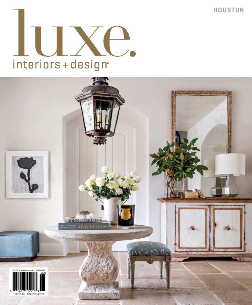 Luxe Interiors + Design | Kara Childress Interior Atelier | May 2020 | Press Cover for Megan Hotze Editorial Client