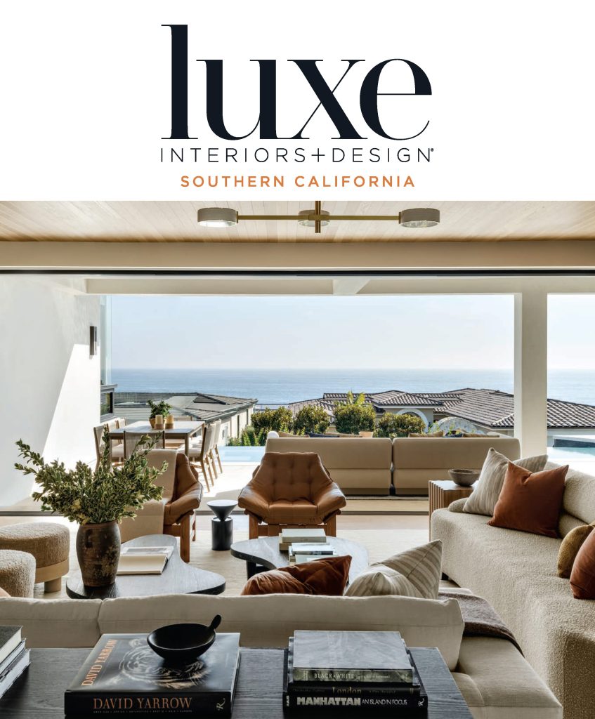 Luxe Interiors + Desgin | Morrison Interiors | 2024 | Press Cover for Megan Hotze Editorial Client