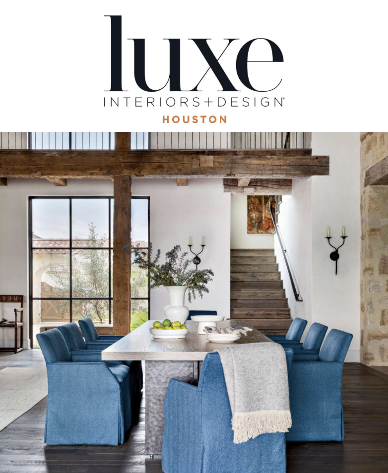 Luxe Interiors + Design | Kara Childress Interior Atelier | October 2021 | Press Cover for Megan Hotze Editorial Client